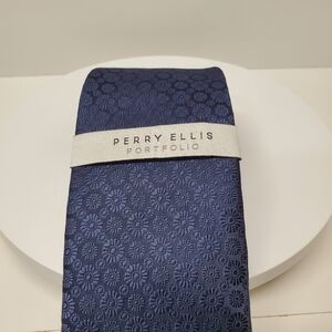 Perry Ellis Blue Tie 👔 l